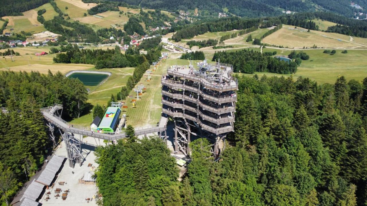 WILLA MAŁE ALPY 300 m OD 2 KOMPLEKSÓW NARCIARSKICH SŁOTWINY-ARENA Krynica-Zdrój Exterior foto